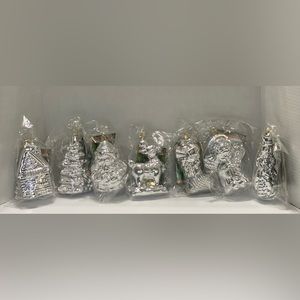 Vntg 7 lot of Craft House Adornaments ornaments NOS! Can be painted!